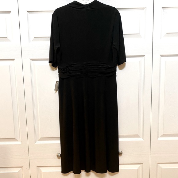 🆕EVAN-PICONE BLACK DRESS SIZE 16. YOU WILL LOVE. CUTE & COMFORTABLE.BRAND NEW. - Picture 4 of 8